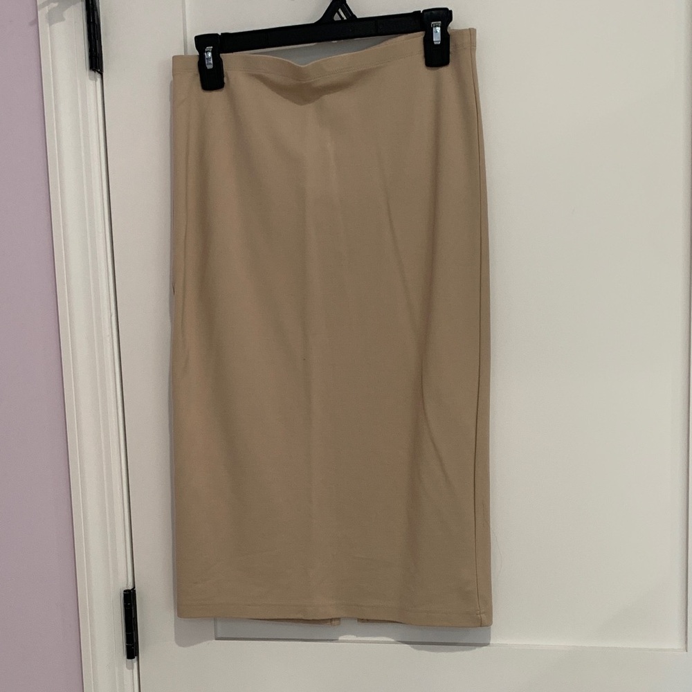 Forever 21 Tan Pencil Skirt